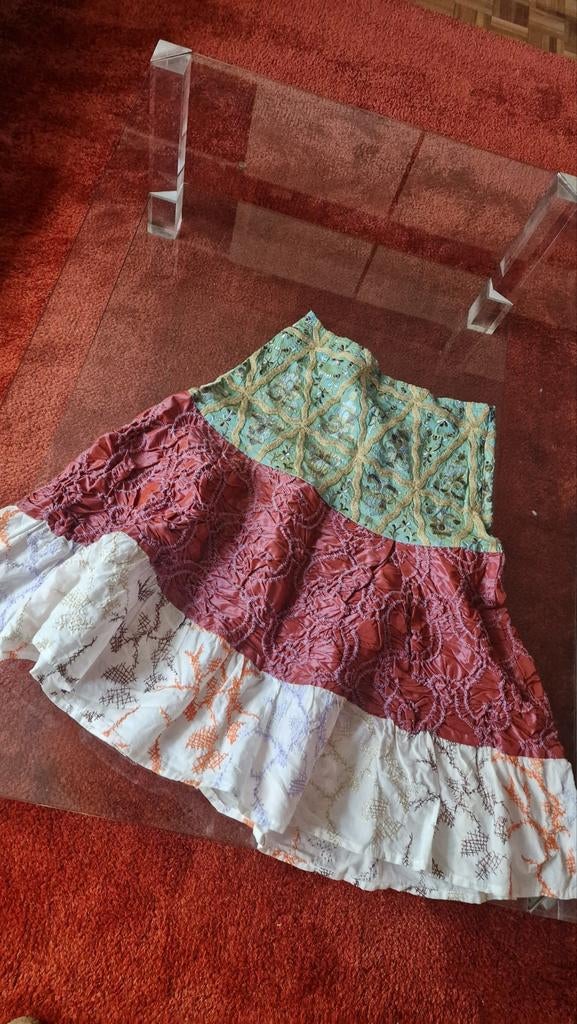 Ian Mosh zijde rok, Ophalen of Verzenden, Zo goed als nieuw, Maat 36 (S), Onder de knie