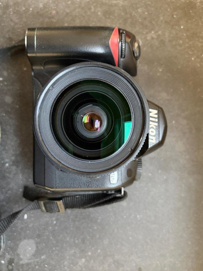 Mooie Nikon D70s camera met 28-80 zoomlens, Ophalen, Beeldstabilisatie, Accu, Zo goed als nieuw