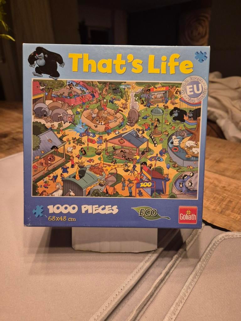4 That's Life Puzzels - 1000 stukjes per puzzel, Hobby en Vrije tijd, Ophalen, 500 t/m 1500 stukjes, Zo goed als nieuw, Legpuzzel