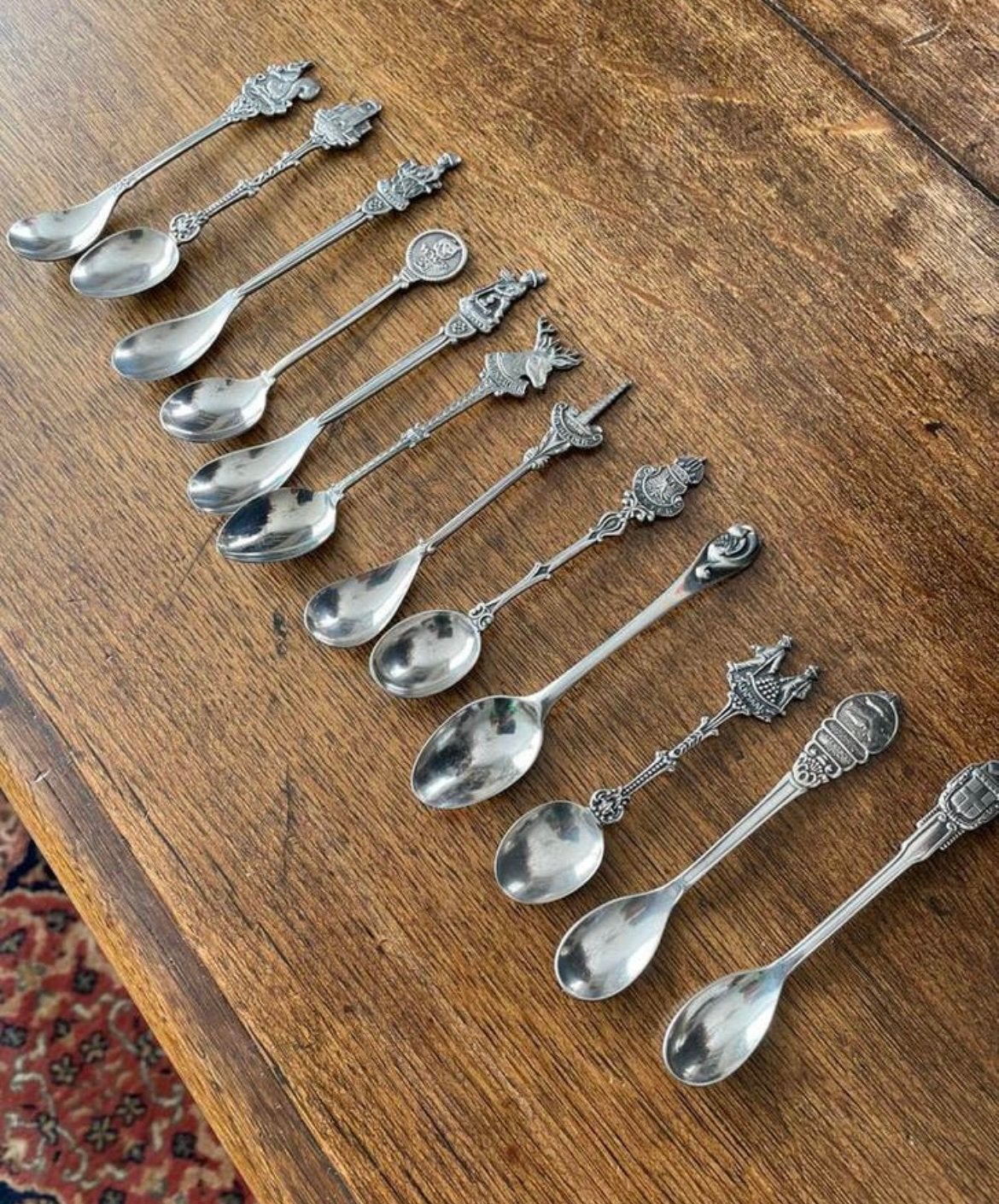 Mooie verzilverde  lepeltjes, Antiek en Kunst, Ophalen
