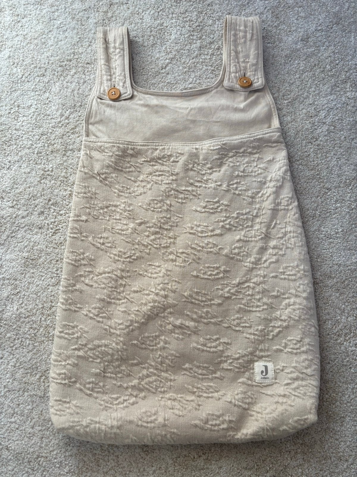 Jollein boxopbergzak Clouds Beige met Wolkenpatroon, Ophalen of Verzenden, Nieuw