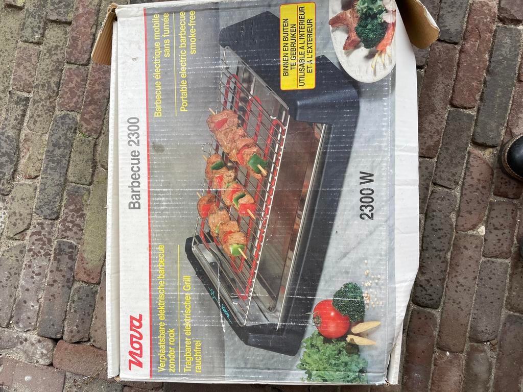 Electronisch bbq, Ophalen, Zo goed als nieuw, 4 t/m 7 personen