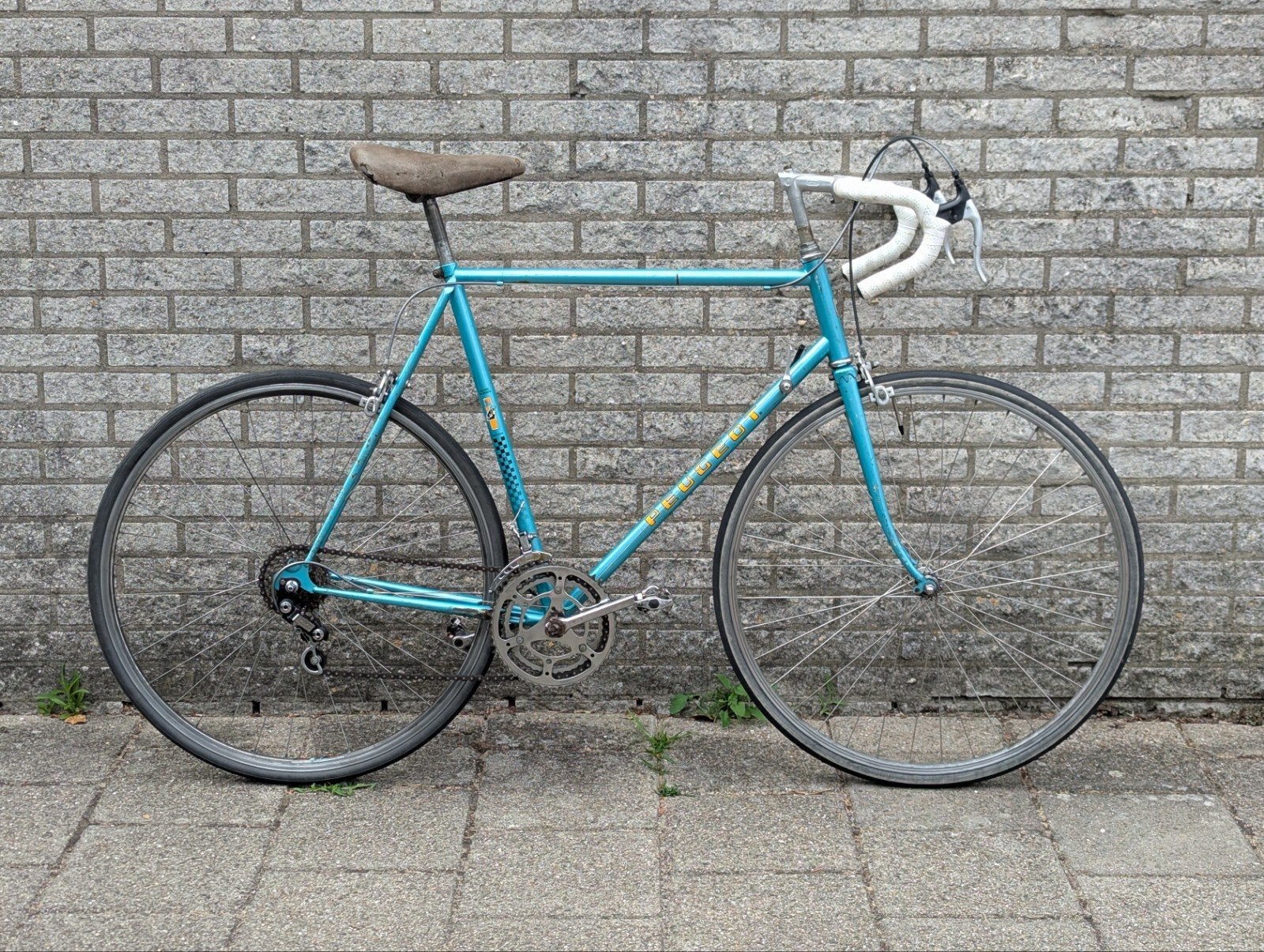 vintage Peugeot Course Racefiets (1979), Ophalen, Jaren '60 of nieuwer, Velgrem, 59 cm of meer
