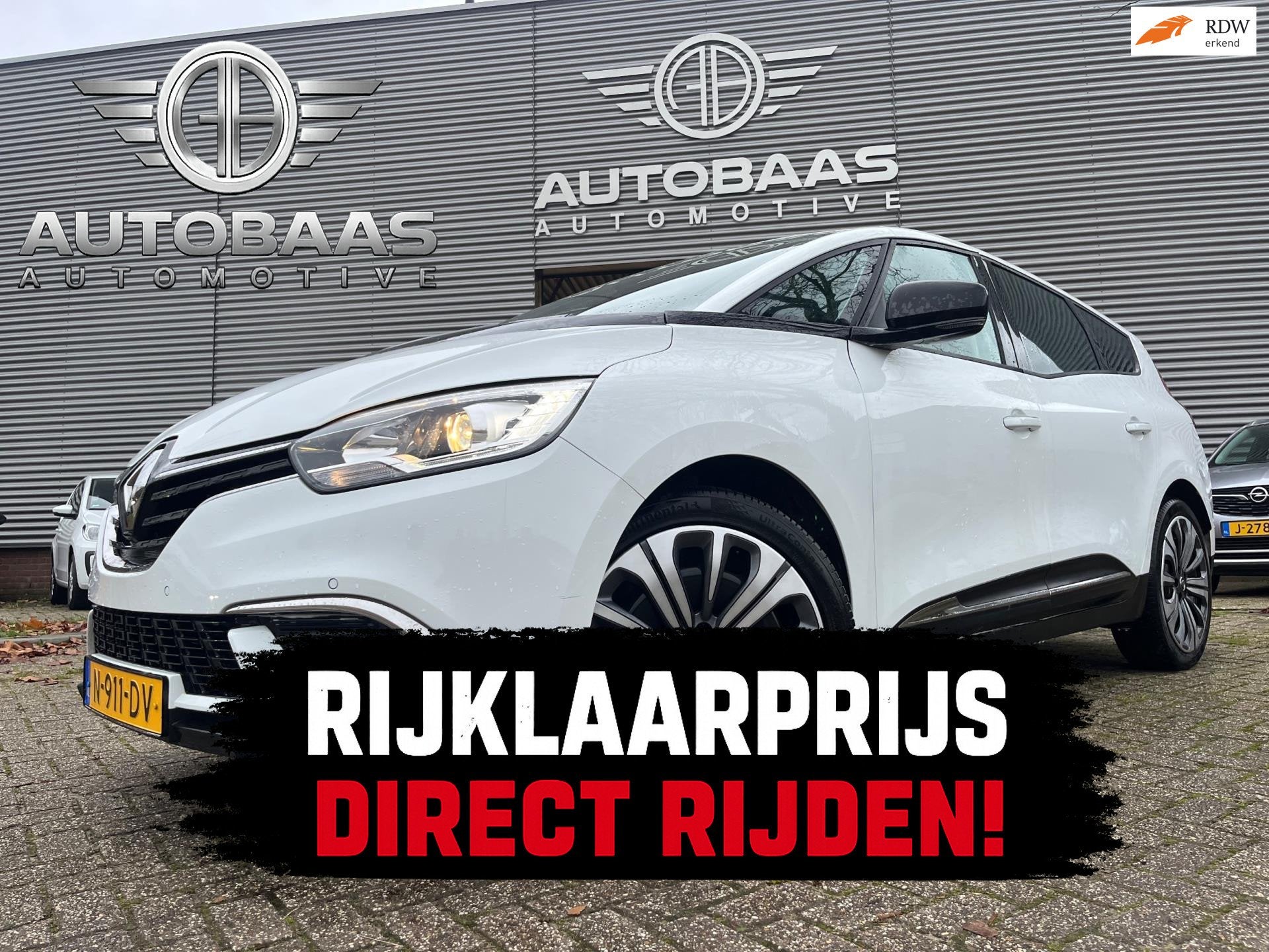 Renault Grand Scénic 1.3 TCe Business Zen 7-Persoons *apk 0, Voorwielaandrijving, Gebruikt, 4 cilinders, Wit