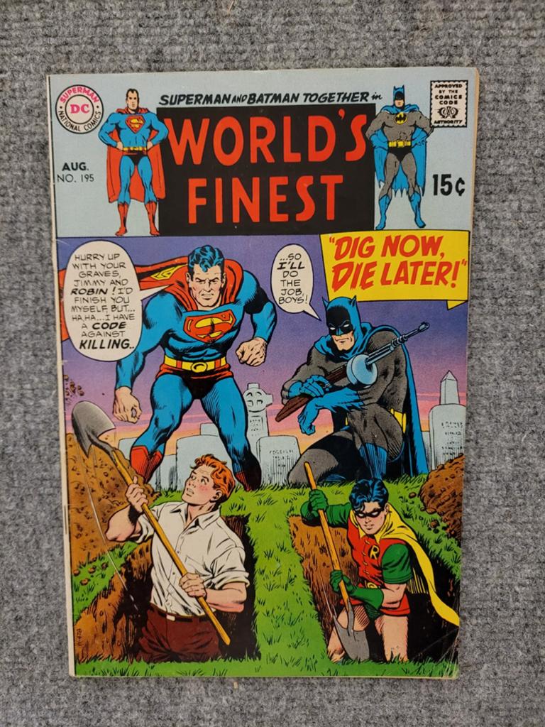 Worlds Finest # 195 Batman 1970, Boeken, Strips | Comics, Eén comic, Ophalen of Verzenden, Zo goed als nieuw, Amerika