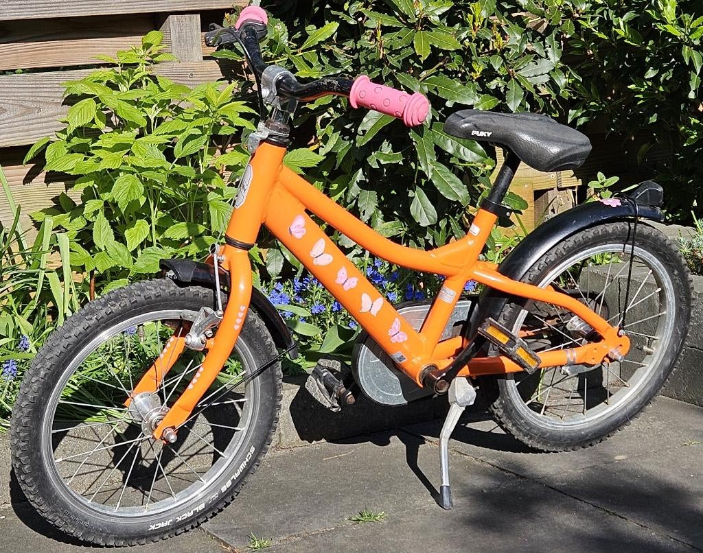Puky 16 inch kinderfiets, Fietsen en Brommers, Fietsen | Kinderfietsjes, Ophalen, Terugtraprem, Puky, 16 tot 20 inch