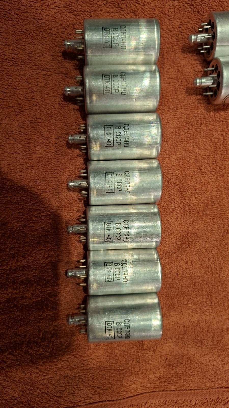 Set van 8 Vintage Sovjet Vacuümbuizen (OTK-40), Ophalen of Verzenden, Nieuw
