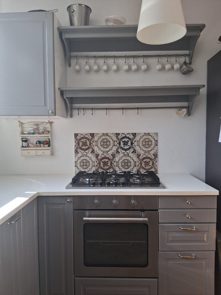 Moderne hoekkeuken met oven, kookplaat en vaatwasser, Ophalen, Gebruikt, Hoekkeuken, Kunststof