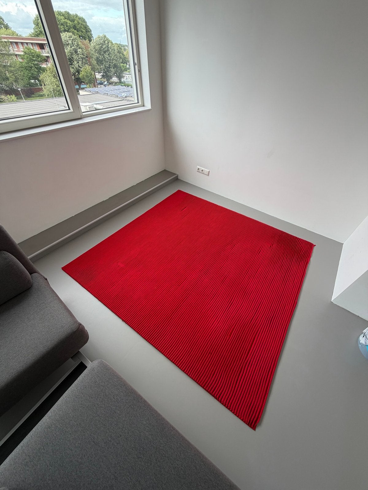 Danskina Dune wollen vloerkleed 200x200 - design Ulf Moritz, Ophalen, Gebruikt, 200 cm of meer, 200 cm of meer