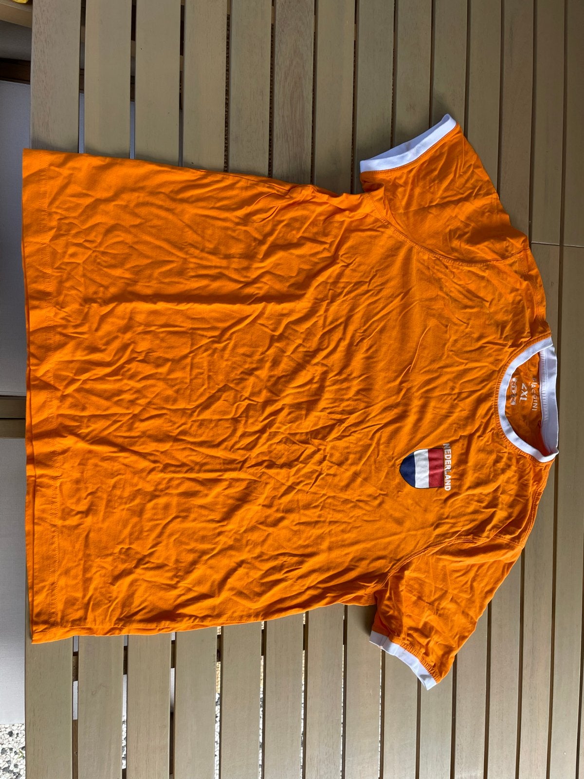 Oranje T-shirt Nederland 2XL, Ophalen of Verzenden, Zo goed als nieuw, Overige maten, Oranje