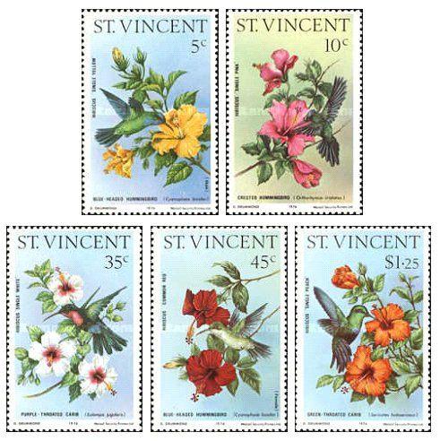 SINT VINCENT 69 - Dieren: vogels (kolibries), Ophalen of Verzenden, Postfris, Dier of Natuur