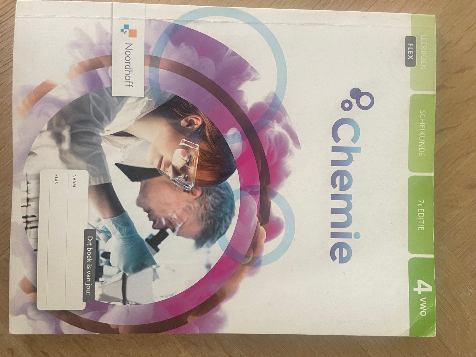 Noordhoff Chemie 4 VWO Leerboek 7e editie, Ophalen of Verzenden, Zo goed als nieuw, VWO, Scheikunde