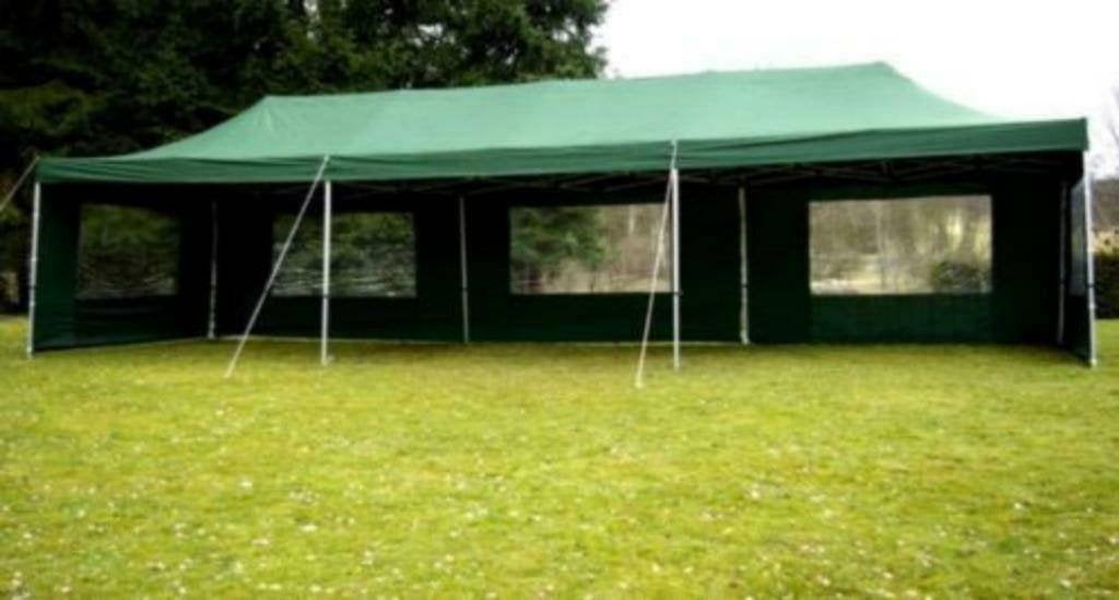 Profi Easy-Up Vouwpaviljoen/Vouwtent/Partytent 3x9m Groen, Opvouwbaar, Partytent, Nieuw, 8 meter of meer