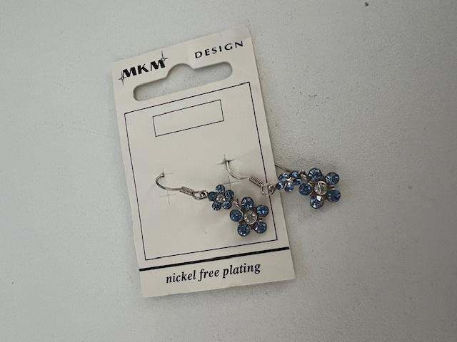 Oorbellen nieuw, Overige materialen, Hangers, Blauw, Nieuw