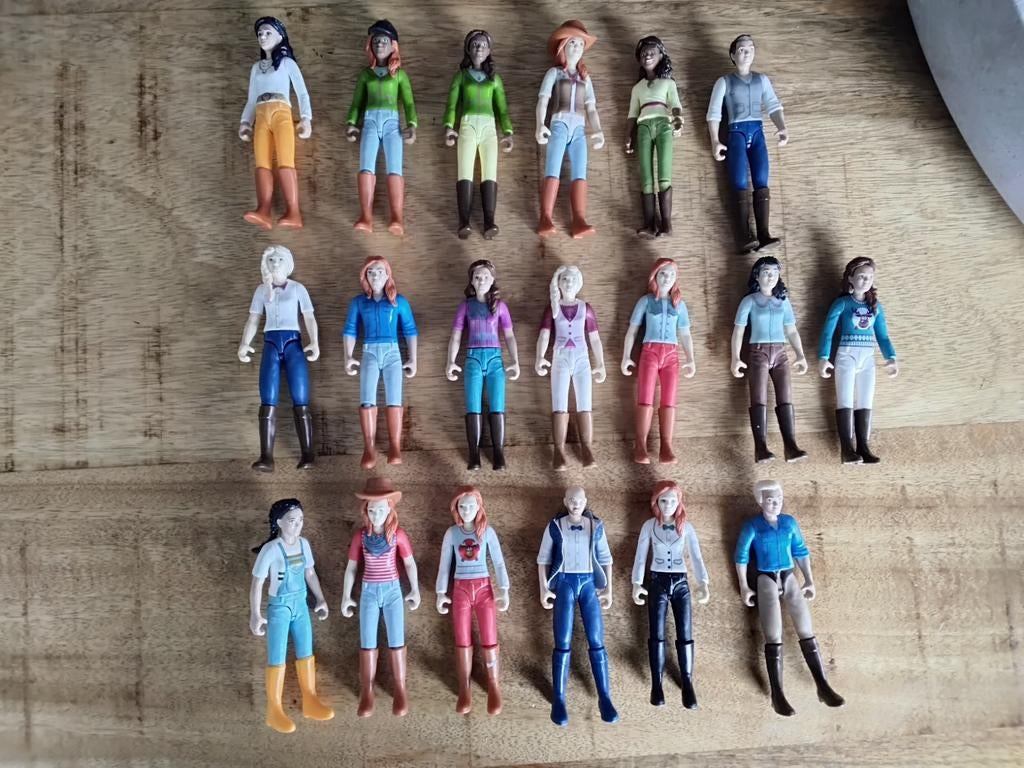 Schleich beweegbare poppetjes., Verzamelen, Ophalen of Verzenden, Zo goed als nieuw