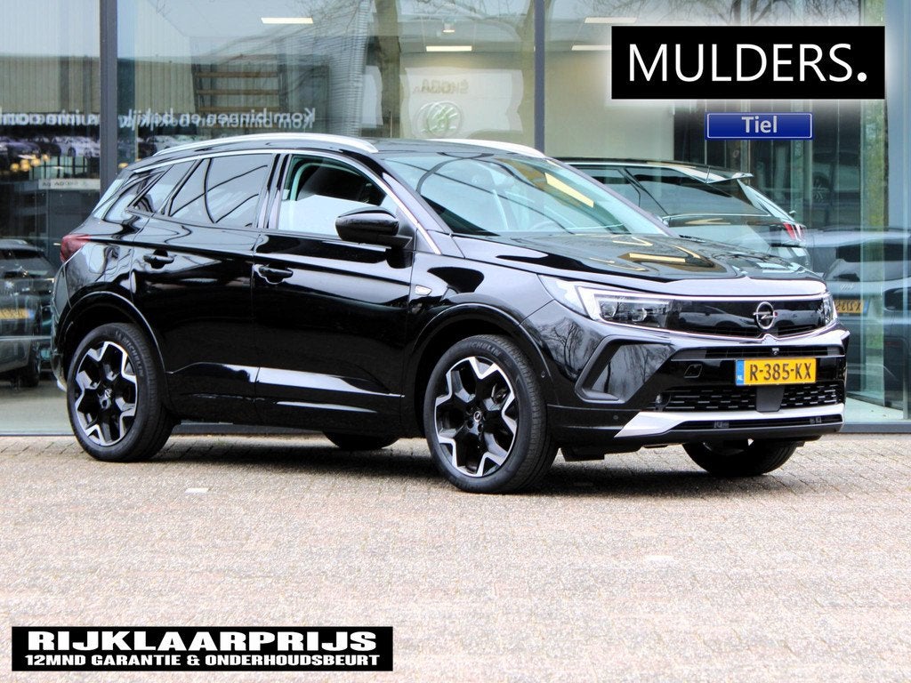 Opel Grandland 1.2 Turbo Ultimate | Navi / Alcantara / Camer, Auto's, Opel, 12 maanden, Gebruikt, 1199 cc, Alcantara