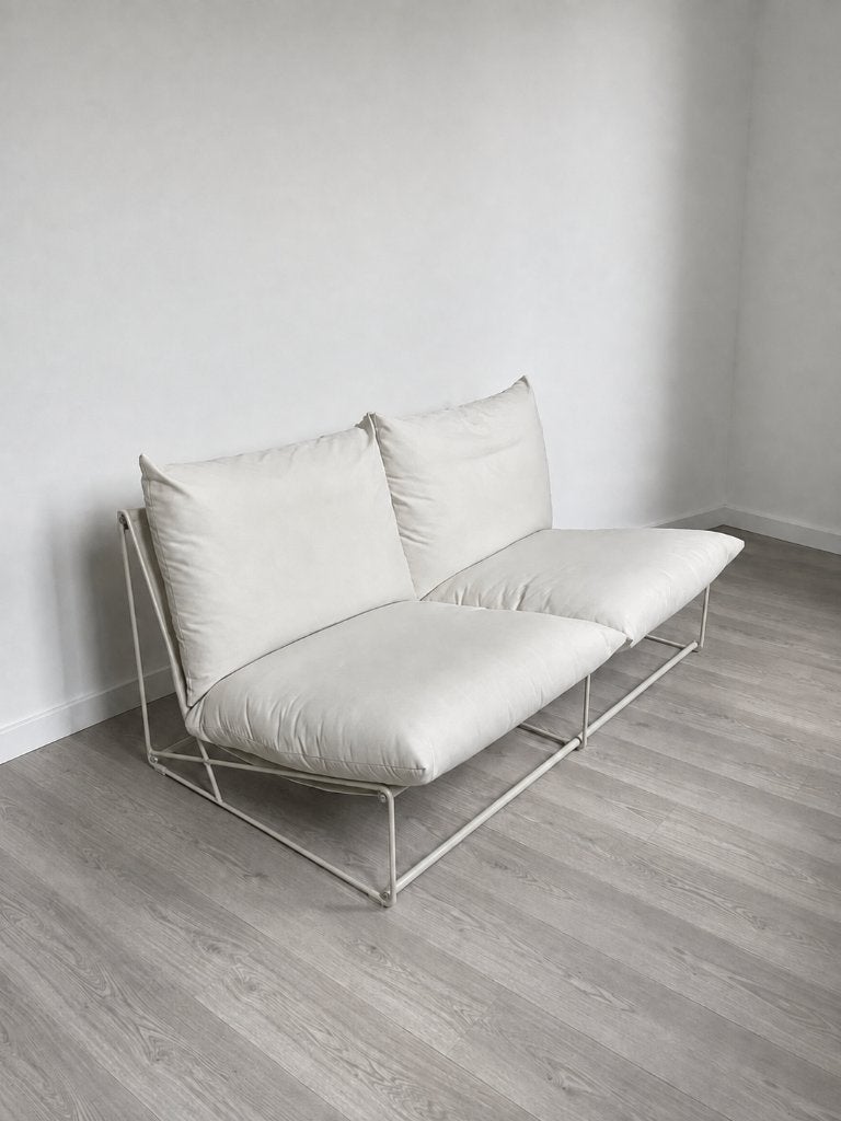 IKEA Hävsten 2-zitsbank beige zonder armleuningen, Ophalen, 150 tot 200 cm, Tweepersoons, 75 tot 100 cm