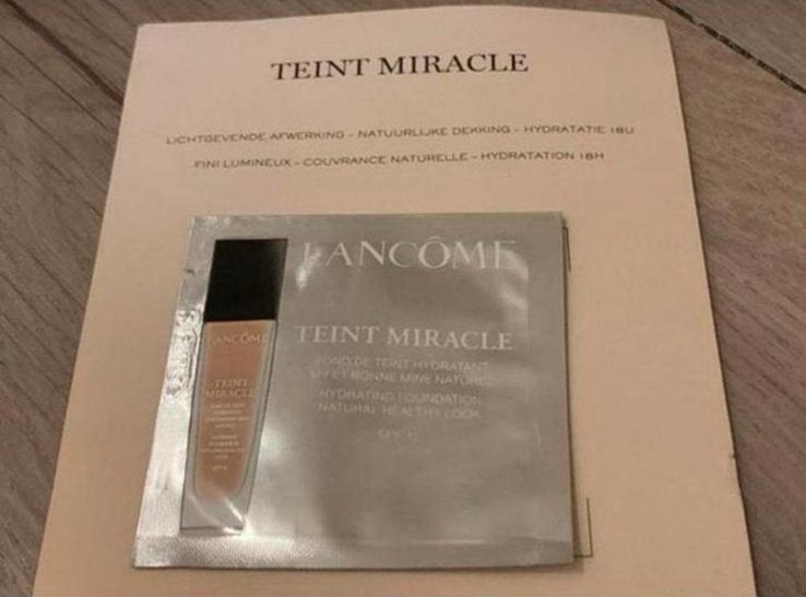 Lancome teint miracle spf15 1 ml, Gehele gezicht, Beige, Nieuw, Ophalen of Verzenden