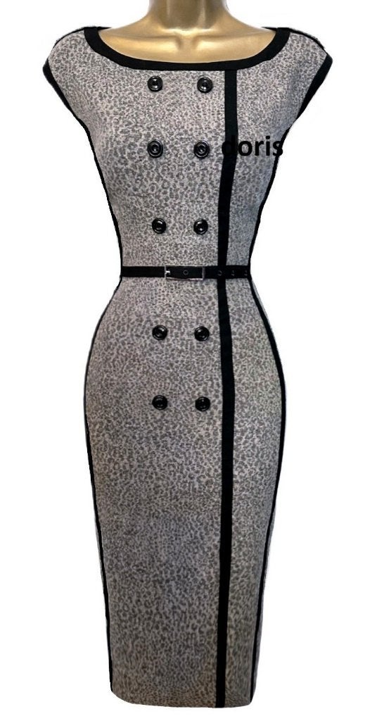 jurk Karen Millen maat 14/42 oksel tot oksel 49 cm, Maat 42/44 (L), Ophalen of Verzenden, Zo goed als nieuw, Boven de knie