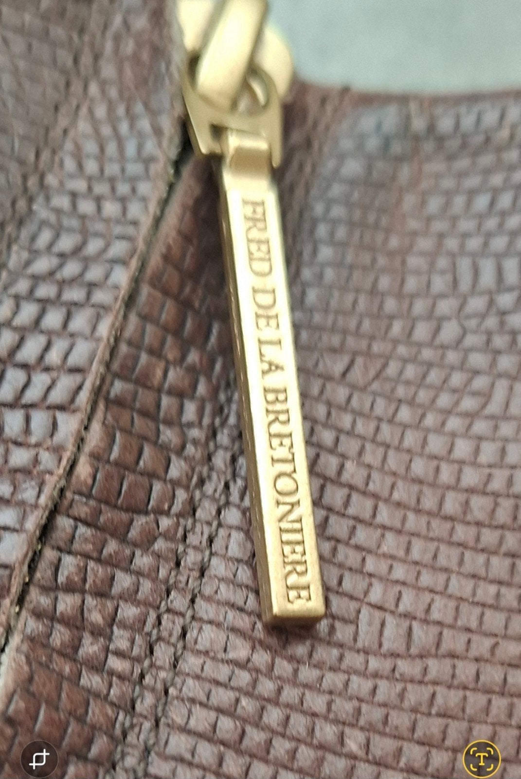 fred de la bretoniere laarsjes zgan!!, Ophalen of Verzenden, Zo goed als nieuw, Bruin