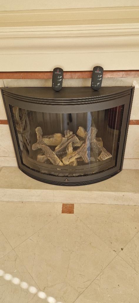 Barbas inbouw gaskachel, Huis en Inrichting, Kachels, Ophalen, Gas, Zo goed als nieuw, Inbouw