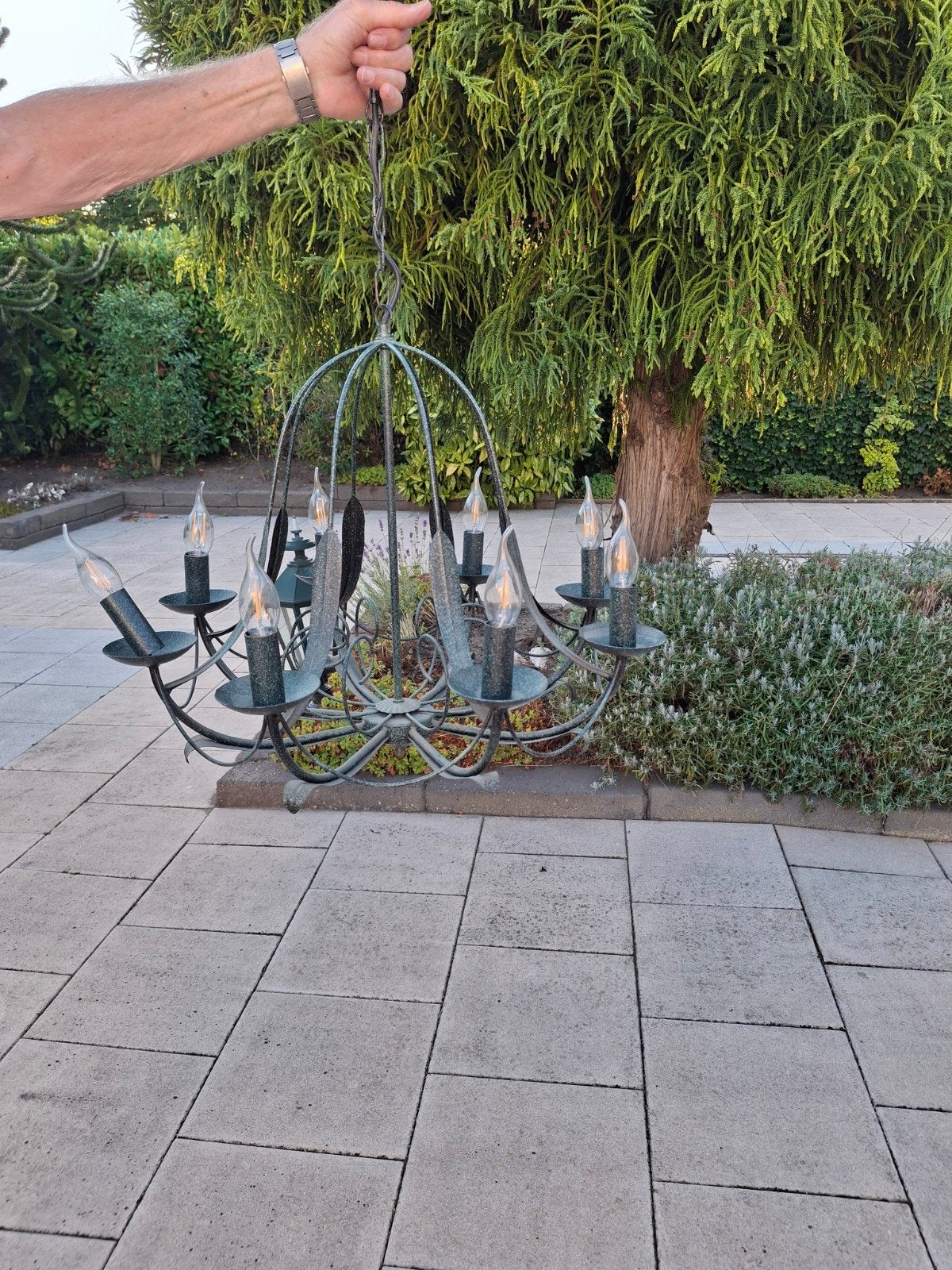8 Armige Kroonluchter. Mooie Lamp, Ophalen of Verzenden