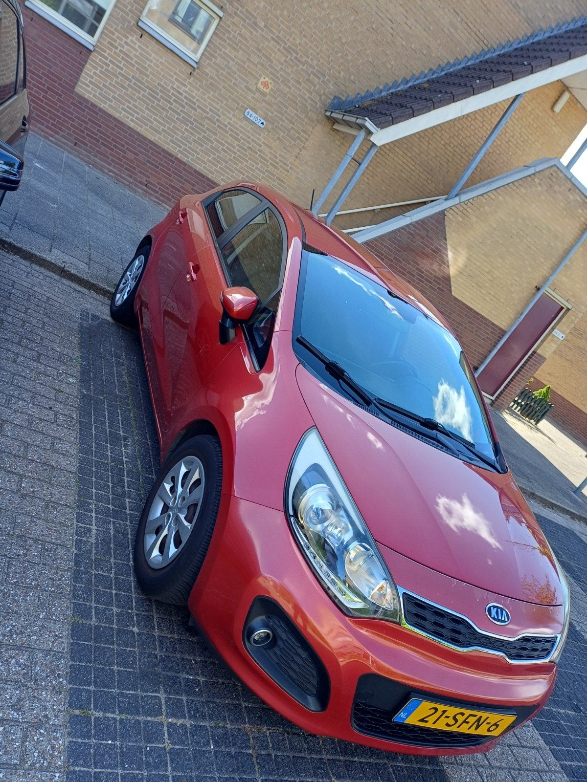 Kia Rio 1.2 I 5DRS 2012 Rood, Auto's, Kia, Particulier, Rio, Benzine, A, Hatchback, Handgeschakeld, Origineel Nederlands, Rood