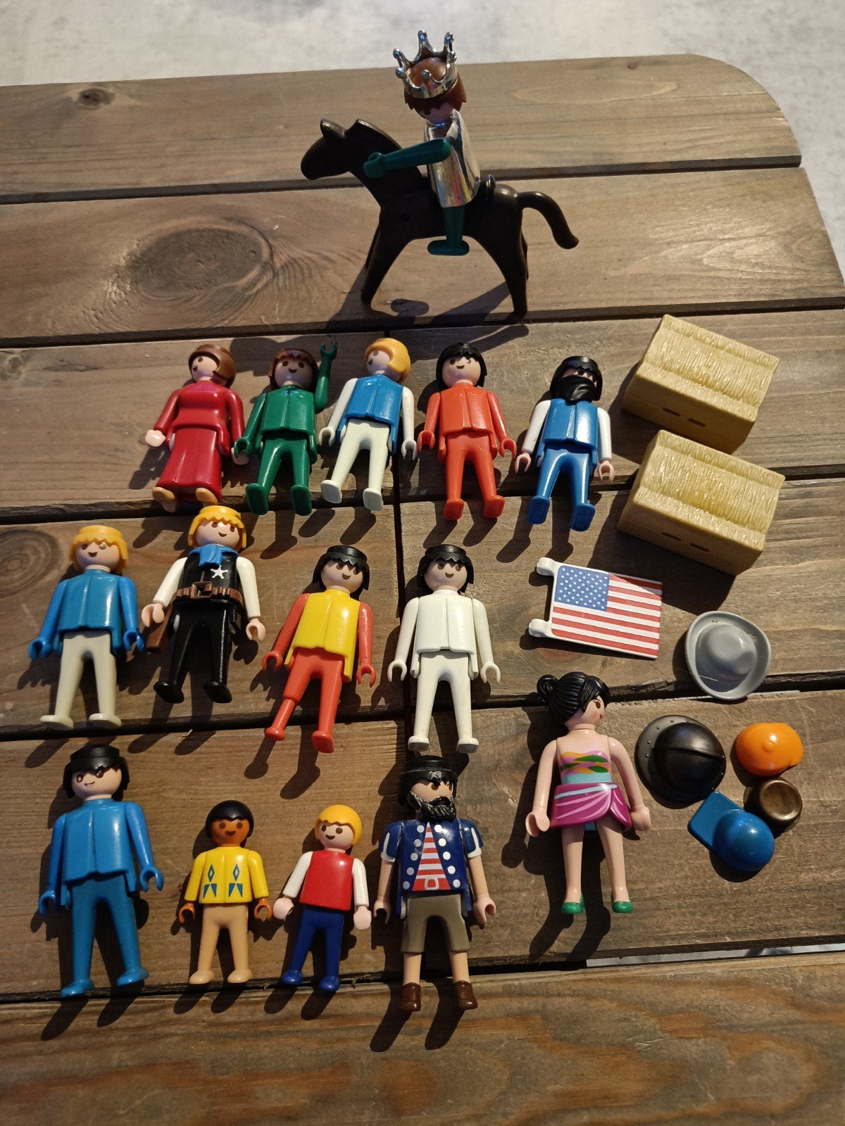 Collectie playmobil poppetjes, coaching/familie opstelling, Ophalen of Verzenden, Zo goed als nieuw, Los playmobil