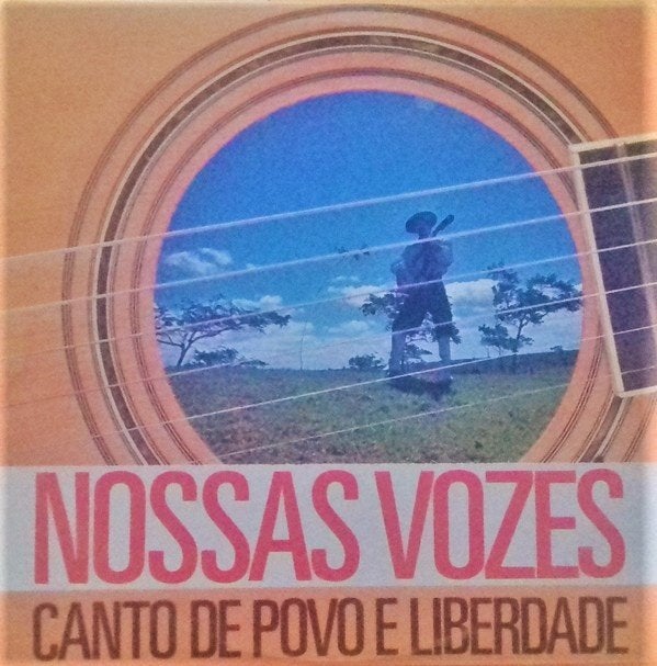 LP Nossas Vozes - Canto De Povo E Liberdade, Inclusief binnenhoes, Ophalen of Verzenden, Zo goed als nieuw, 12 inch