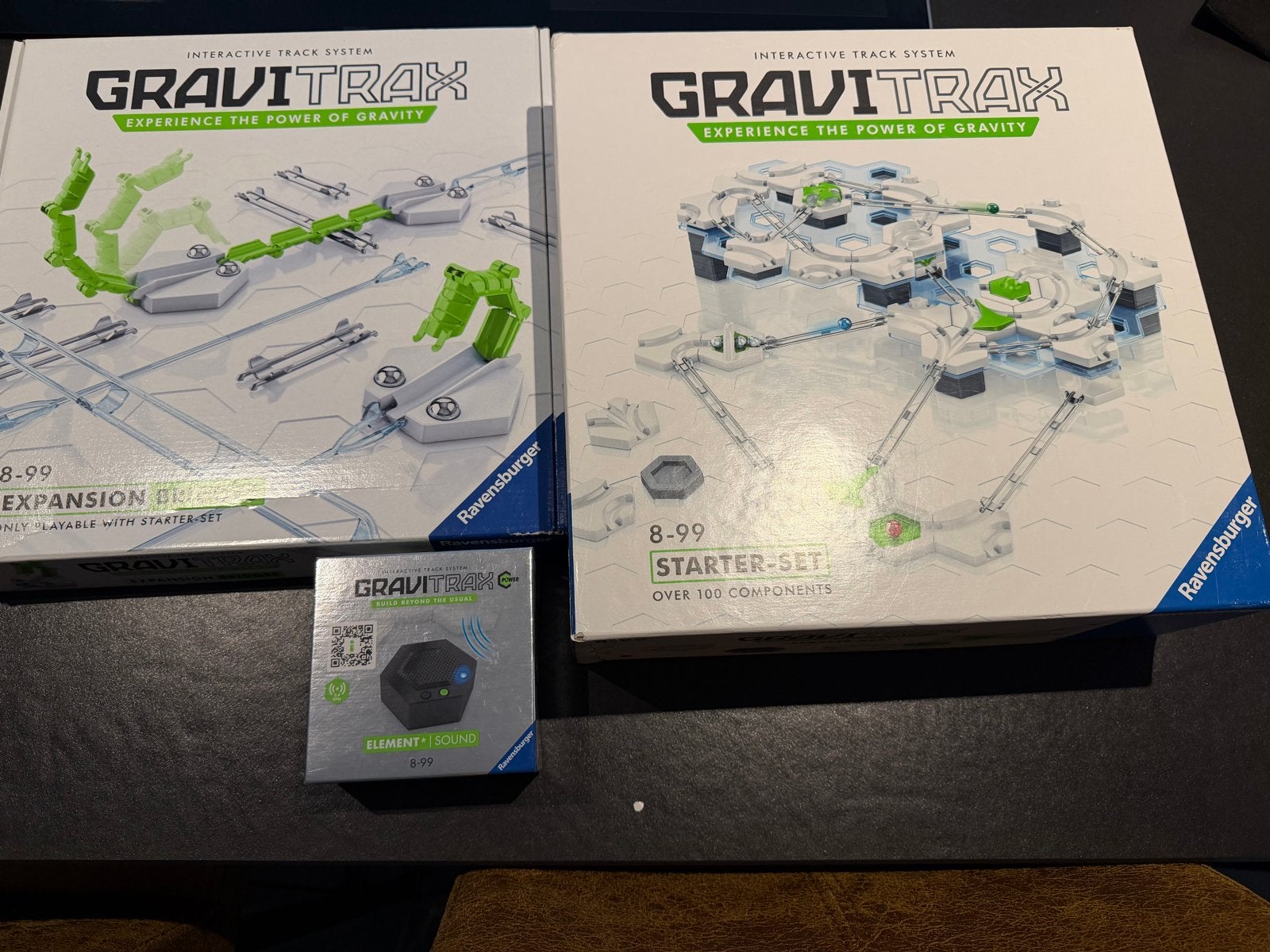 GraviTrax Starter Set, Uitbreiding & Sound Element, Ophalen of Verzenden, Gebruikt, Bouwen, Met geluid