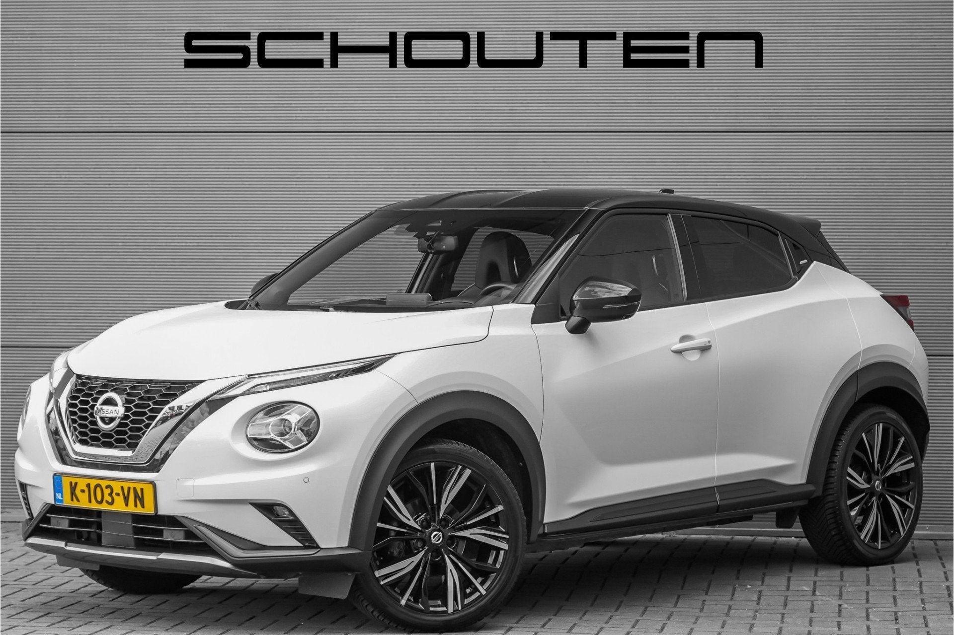 Nissan Juke 1.0 DIG-T N-Design CarPlay JBL Keyless 19", Auto's, Nissan, 12 maanden, 116 pk, Wit, Origineel Nederlands