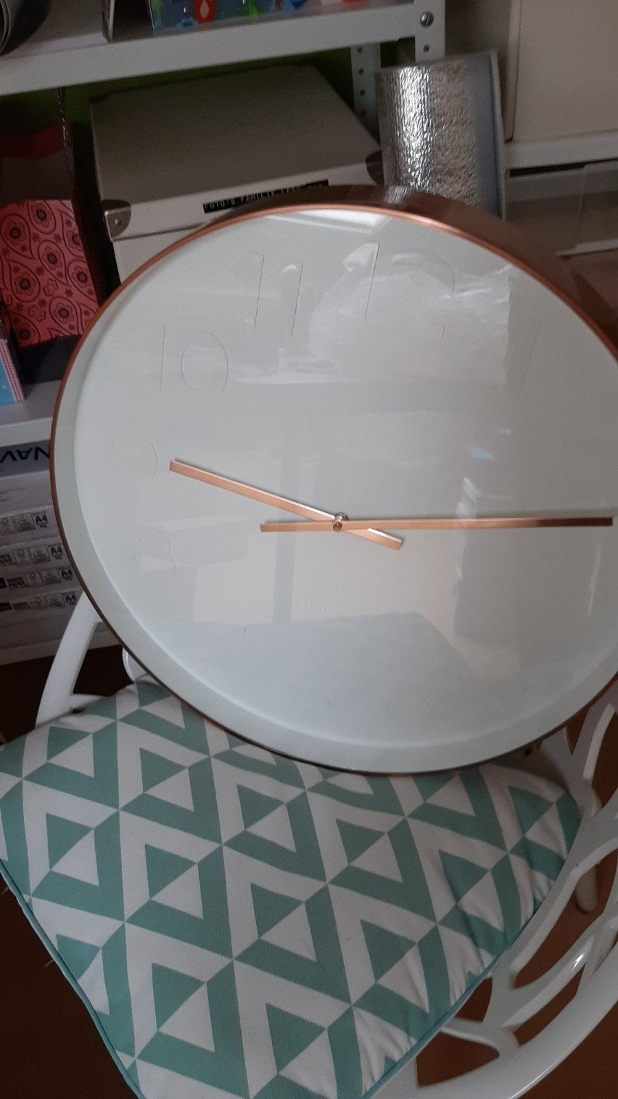 mooie Karlsson klok doorsnee 50 cm, Ophalen, Zo goed als nieuw, Wandklok