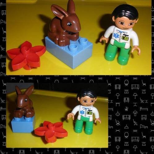 Lego / Duplo dierenarts, Ophalen of Verzenden, Zo goed als nieuw, Complete set, Duplo