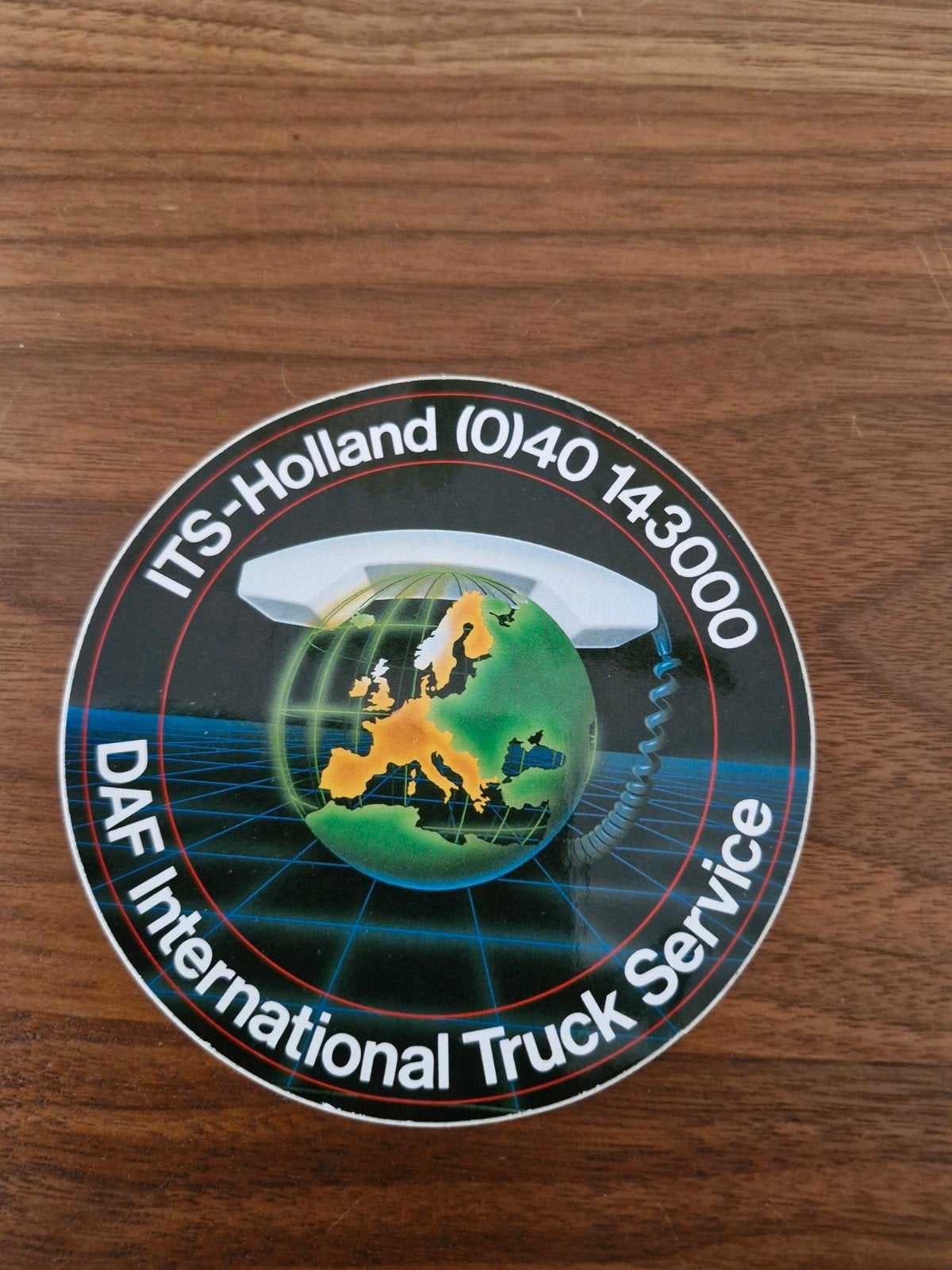 091 DAF International Truck Service Sticker - 12 cm, Verzamelen, Ophalen of Verzenden, Zo goed als nieuw, Auto of Motor