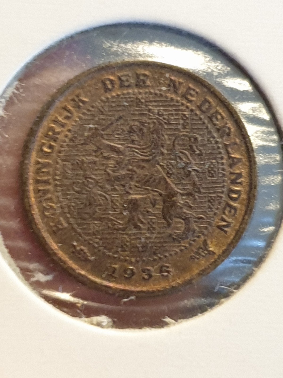 halve cent 1936 nr.6 (03), Postzegels en Munten, Ophalen of Verzenden, Koningin Wilhelmina, Overige waardes