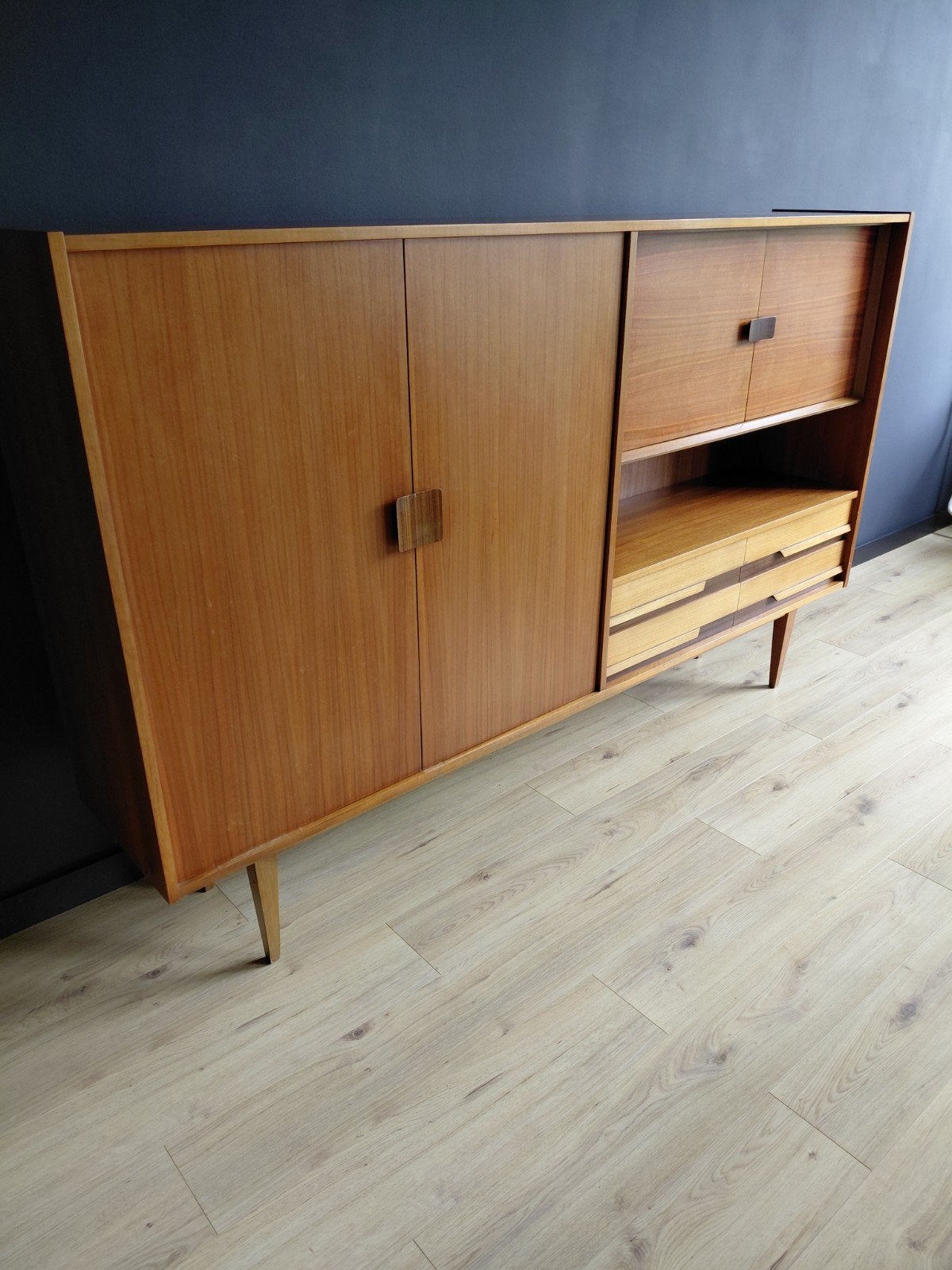 Vintage Teakhouten Kast van Ernst Dieter Hilker, Ophalen
