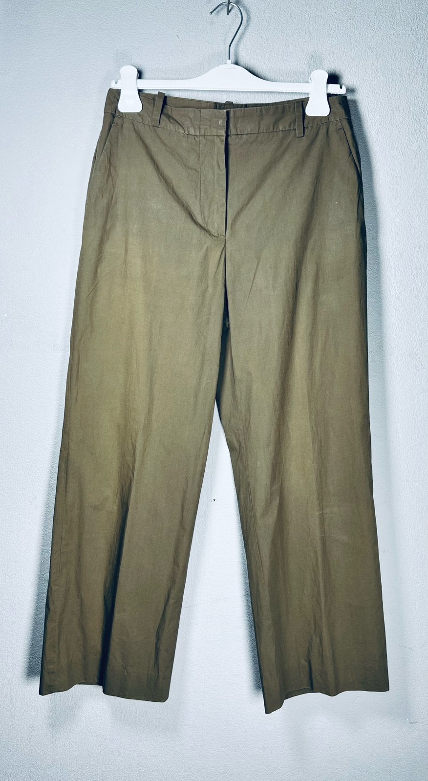 Sofie D’Hoore broek 42 L donkerbruin/donkergroen pantalon, Kleding | Dames, Bruin, Maat 42/44 (L), Ophalen of Verzenden, Zo goed als nieuw