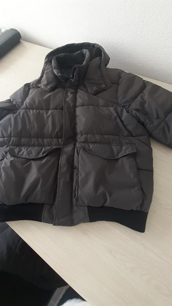 Primark XL Donkergrijze Puffer Jas, Kleding | Heren, Maat 56/58 (XL), Ophalen of Verzenden, Zo goed als nieuw, Grijs