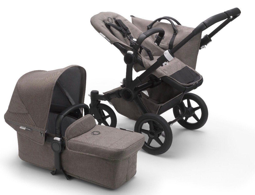 Speciale editie Bugaboo Donkey 3 Twin Desert Taupe, Ophalen of Verzenden, Zo goed als nieuw, Combiwagen, Duowagen