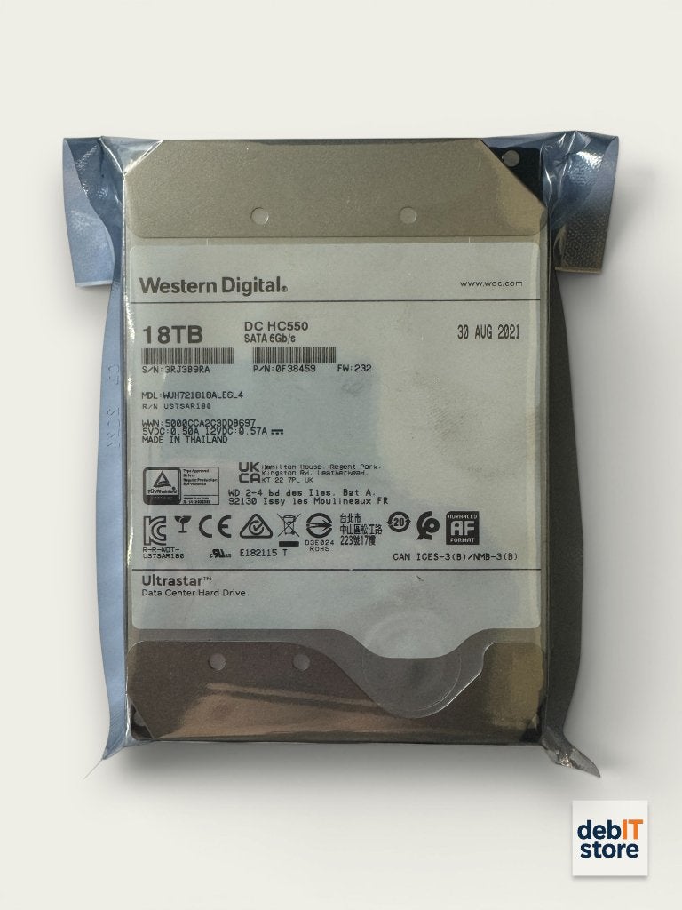 WD Ultrastar 18tb NAS - Server HDD (meerdere stuks), Computers en Software, Server, Info@debitstore.nl, Zo goed als nieuw, Western Digital