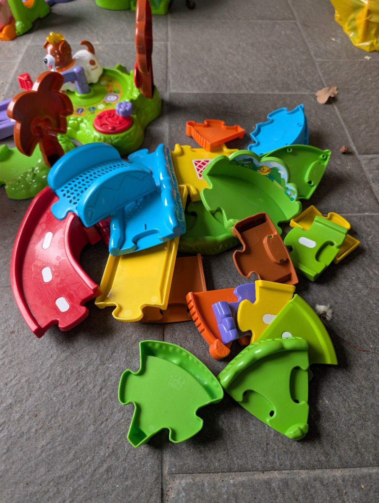 VTech Zoef Zoef Dieren set: bos, kippenhok en veel onderdele, Ophalen of Verzenden, Gebruikt, Jongen of Meisje
