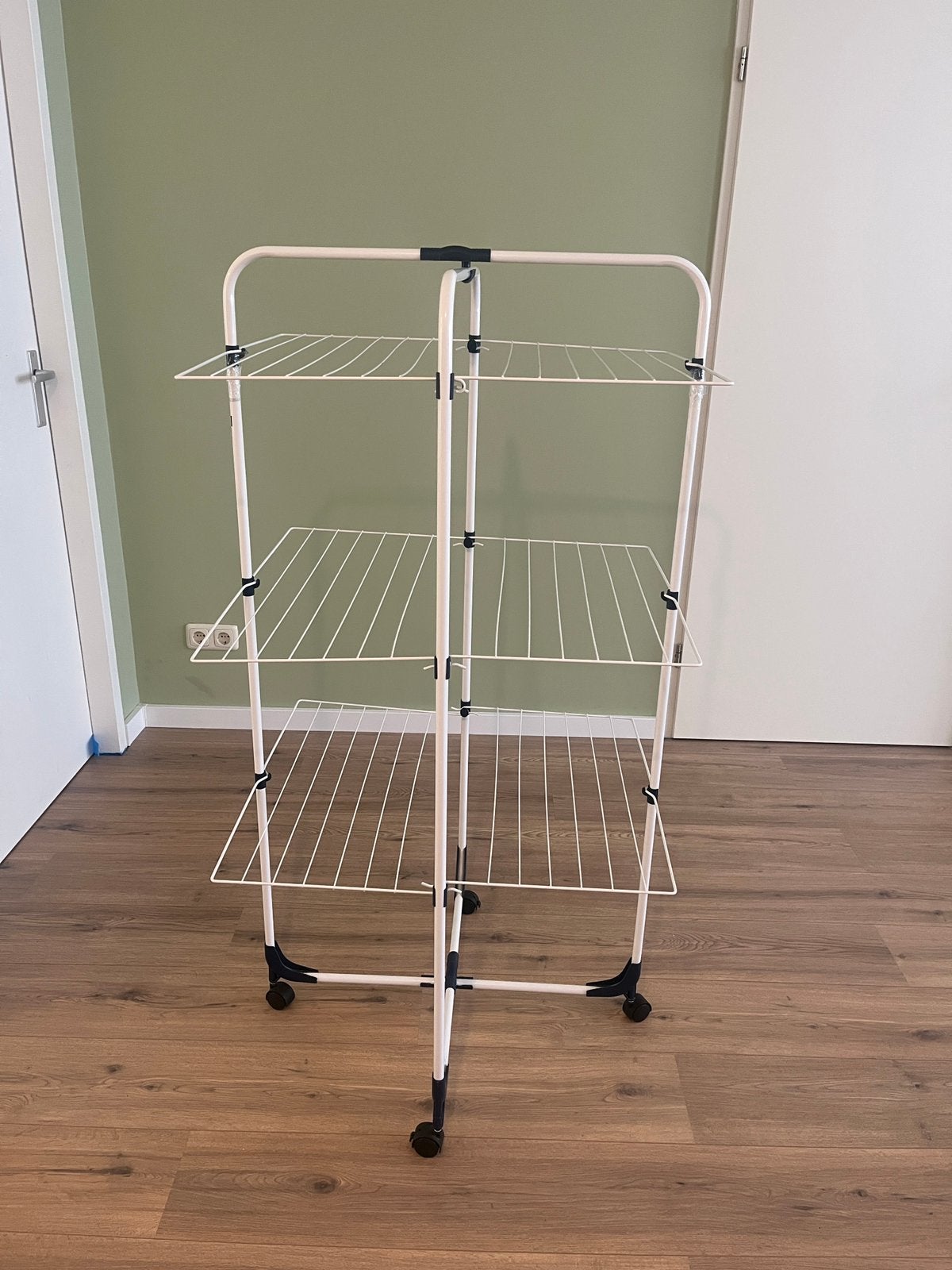 Wasrek droogtoren, Ophalen, Gebruikt, Wasrek