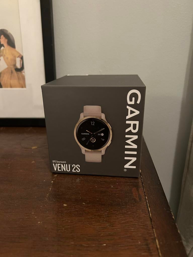 Garmin Venu 2S, Gebruikt, Wit, Ophalen of Verzenden, Waterdicht