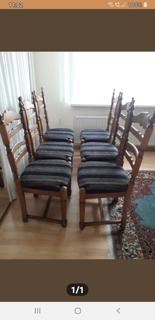 eetkamerstoelen, Ophalen, Gebruikt, Hout, Vijf, Zes of meer stoelen