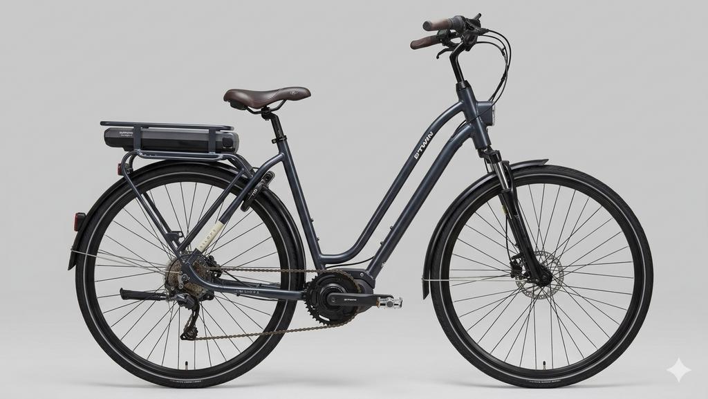 Btwin Elops 940 E elektrische fiets (gebruikt), Gebruikt, 51 tot 55 cm, 50 km per accu of meer, Ophalen