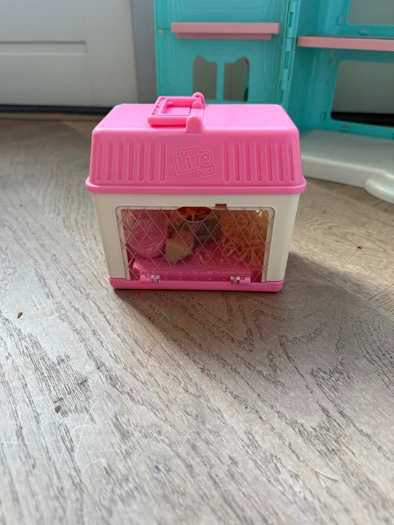 Little Live Pets Hamster Speelset - Roze Draagkooi, Ophalen of Verzenden, Gebruikt, Overige typen
