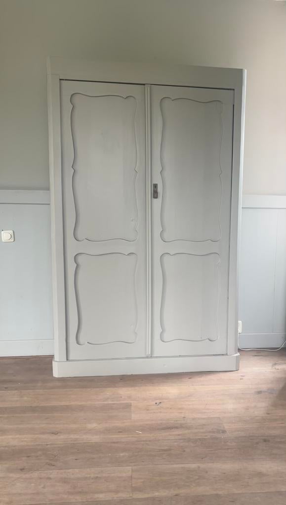 Oude biedermeier kast, Huis en Inrichting, Ophalen, 100 tot 150 cm, Zo goed als nieuw, 150 tot 200 cm