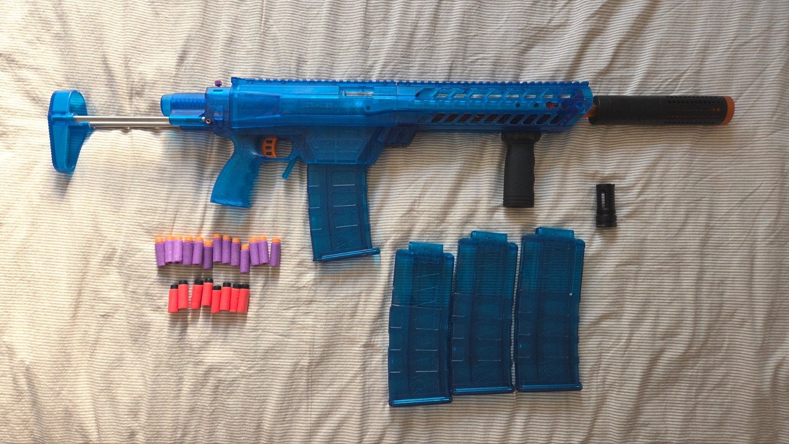 Nerf Worker Prophecy geweer pijltjes blaster, Ophalen of Verzenden, Zo goed als nieuw, Overige merken