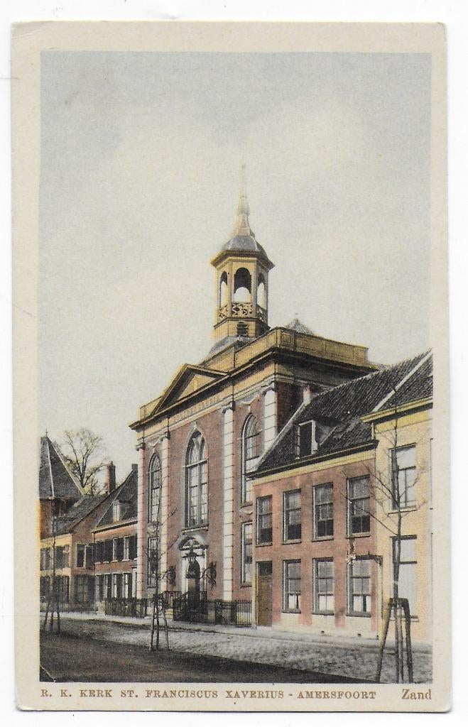 Amersfoort R K Kerk Oude Ongelopen Ansichtkaart ( B6499), Ophalen of Verzenden, 1960 tot 1980, Ongelopen, Utrecht