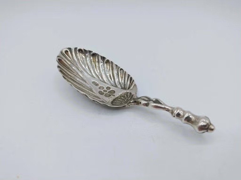 Zilveren theeschepje, J.H. van der Meulen, Joure, ca. 1910, Antiek en Kunst, Verzenden
